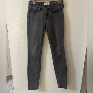 Frame Denim Women's Charcoal Skinny Jeans